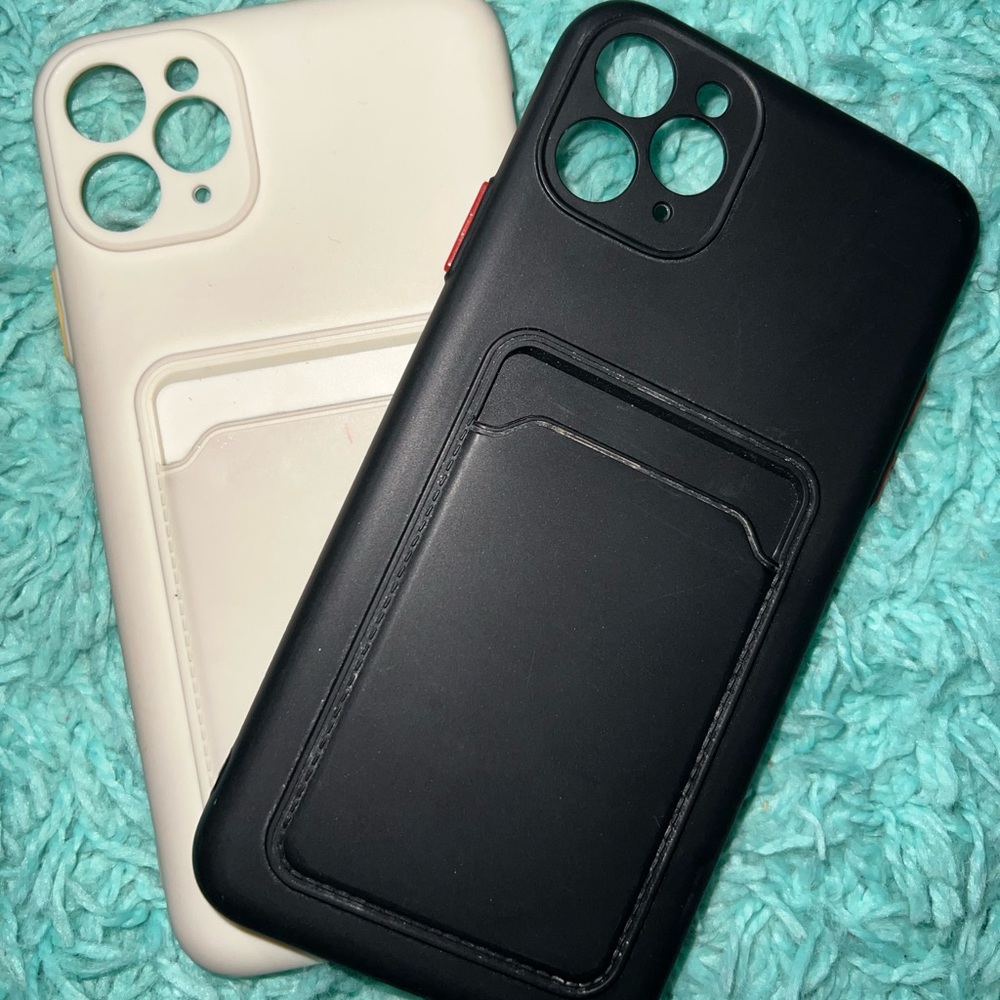 phone case with card holders x2